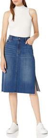 img 2 attached to Drop Womens Side Denim Skirt