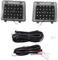 улучшите свой toyota rav4 2021-2022 с помощью кастомных led-фонарей для багажника powerty - освещение потолка багажника для создания идеальной атмосферы (2 шт) логотип