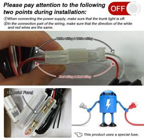img 1 attached to Улучшите свой Toyota RAV4 2021-2022 с помощью кастомных LED-фонарей для багажника Powerty - освещение потолка багажника для создания идеальной атмосферы (2 шт)
