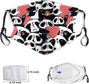 img 1 attached to 🧣 5PCS Kids Bandanas: Adjustable Ear Loops, Breathable & Reusable Face Protective Filters