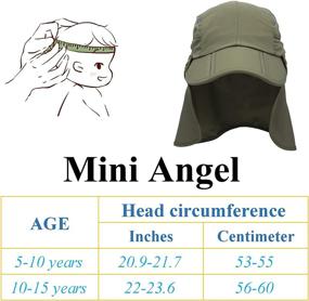 img 3 attached to 👶 Removable Toddlers' Protection Bucket Accessories for Boys - Hats & Caps Included