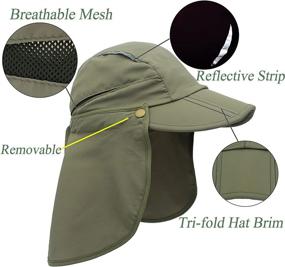 img 2 attached to 👶 Removable Toddlers' Protection Bucket Accessories for Boys - Hats & Caps Included