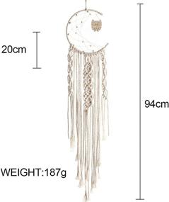 img 2 attached to 🧶 Macrame Hanging Pendant for Catcher - Ideal for Macrame Beginners