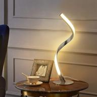 modern spiral design table lamp lighting & ceiling fans logo
