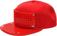 🔴 bricky blocks red snapback hat" - optimized product name: "red bricky blocks snapback hat logo