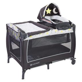 img 4 attached to 🌙 Baby Trend Lil Snooze Deluxe 2 Nursery Center: Twinkle Twinkle Moon - the Ultimate Baby Sleep Solution
