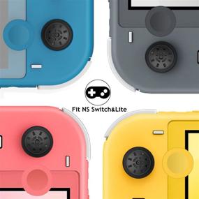 img 3 attached to 🎮 Enhance Gaming Experience with Ferkurn Switch & Switch Lite Joycon Thumb Grip Joystick Replacement Cap and Repair Kit