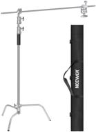 📸 neewer 10ft/3m c-stand light stand with 4ft/1.2m extension boom arm, 2 grip heads & carry bag for studio photography, video, reflectors, umbrellas, monolights, etc. (basic version) logo
