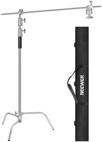 img 4 attached to 📸 Neewer 10ft/3m C-Stand Light Stand with 4ft/1.2m Extension Boom Arm, 2 Grip Heads & Carry Bag for Studio Photography, Video, Reflectors, Umbrellas, Monolights, etc. (Basic Version)