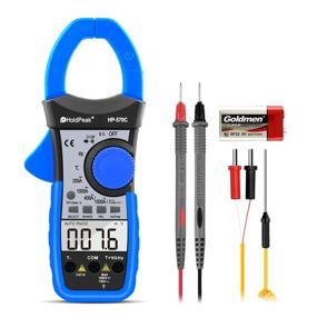 img 4 attached to HOLDPEAK Digital Clamp Meter Multimeter HP-570C: Accurate AC/DC Voltage & Current Measurement with Resistance, Capacitance, Frequency, Diode, and Continuity Buzzer