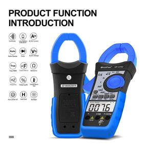 img 2 attached to HOLDPEAK Digital Clamp Meter Multimeter HP-570C: Accurate AC/DC Voltage & Current Measurement with Resistance, Capacitance, Frequency, Diode, and Continuity Buzzer