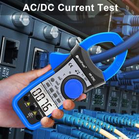 img 1 attached to HOLDPEAK Digital Clamp Meter Multimeter HP-570C: Accurate AC/DC Voltage & Current Measurement with Resistance, Capacitance, Frequency, Diode, and Continuity Buzzer