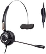 🎧 enhanced communication: voicejoy volume and mute switch telephone headset for yealink, avaya, and grandstream ip phones logo