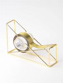 img 2 attached to Gold Wire Metal Desktop Tape Dispenser by U Brands - Model 898U06-48