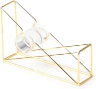 gold wire metal desktop tape dispenser by u brands - model 898u06-48 логотип