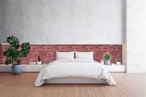 img 2 attached to 🧱 Retro-Art 3D Wall Panels: Faux Red Brick, Pack of 10, PVC, 17.5" x 23.75" - Enhance Your Space with 28.86 sq.ft. (570TG)