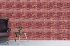 img 1 attached to 🧱 Retro-Art 3D Wall Panels: Faux Red Brick, Pack of 10, PVC, 17.5" x 23.75" - Enhance Your Space with 28.86 sq.ft. (570TG)