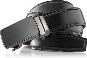 img 3 attached to Roxoni Genuine Leather Automatic Enclosed Men's Accessories: Stylish and Functional Must-Haves