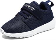 👟 yhsgw boys girls sneakers - breathable lightweight strap walking shoes for toddler/little kids - fashion running sports athletic non-slip shoes - casual soft tennis shoes for children logo