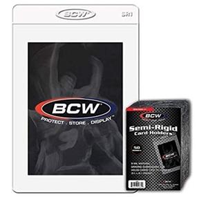 img 2 attached to 🛡️ BCW 1 SR1 Semi Rigid Card Holder: Durable Protection for Your Valuable Cards
