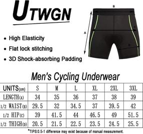 img 1 attached to Cycling Padding Mountain Bicycle Underwear Sports & Fitness for Cycling