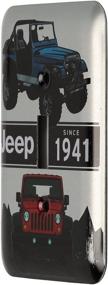 img 3 attached to 🚙 Jeep Collage Embossed Metal Switch Plate by Open Road Brands