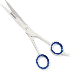 img 3 attached to 🔪 6.5" Ice Tempered Stainless Steel Razor Edge Hair Cutting Scissors/Shears - Professional Salon Barber Tool with Chromium Reinforcement for Tarnish and Rust Resistance - Model 210-10225