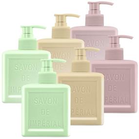 img 4 attached to Lavender Hand Soap - (6 Pack) Yugi Hand Soap: Relaxing Scent, 16.9 Oz, 500 ml (Pastel)