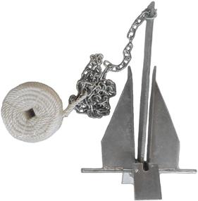 img 2 attached to 🚣 MarineNow Deluxe Portable Fluke Anchor Kit: Choose 5, 8.5 or 13 lb for Effective Marine Anchoring
