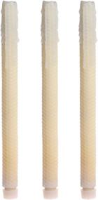 img 4 attached to 🕯️ GiveU Led Melted Dripping Taper Candles: 12'' HoneyComb Pattern, Ivory (Pack of 3) - Timer Function+