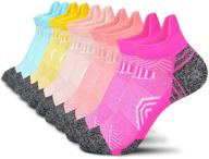 🧦 aimerday women's ankle socks 5-pack - low cut compression running tab socks with performance, comfort fit, soft breathability логотип