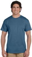 hanes 5250 tagless t shirt_charcoal heather_l logo