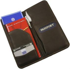 img 1 attached to Piel Leather Passport Ticket Holder Travel Accessories