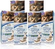 alfapet kitty cat pan disposable sifting liners- 10-pack for large, x-large, giant, and extra-giant size litter boxes- with 1 transfer liner and rubber band- pack of 6 logo