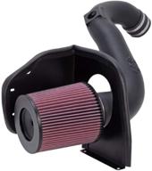 🚀 k&amp;n cold air intake kit: high performance, increase horsepower: 50-state legal: compatible with 2004-2005 chevrolet/gmc (silverado 2500 hd, silverado 3500, sierra 2500 hd, sierra 3500) - model: 57-3047 logo