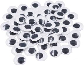 img 2 attached to 👀 Sowaka Pack of 60 Self-Adhesive 1 Inch Wiggle Eyes for Crafts, Scrapbooking, Classroom Supplies | Round Googly Eye Stickers for Kids' Handmade Projects & Decorations