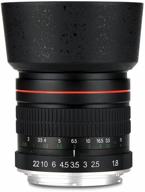📷 lightdow 85mm f1.8 telephoto lens for canon eos rebel t8i t7i t6, full frame portrait lens manual focus 5d 6d 80d logo