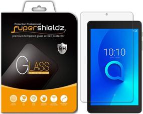 img 4 attached to 📱 Supershieldz Tempered Glass Screen Protector for Alcatel Joy Tab & 3T (8 inch) – Anti-Scratch, Bubble-Free