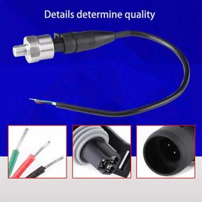 img 1 attached to 🔍 High-Performance Stainless Steel Pressure Transducer Sender Sensor for Precise Testing, Measuring & Inspecting