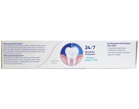 img 2 attached to Sensodyne Fresh Impact Toothpaste | Sensitivity & Extra Fresh Taste | 4oz Tubes (Pack of 4)