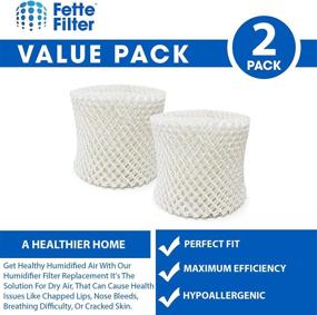 img 3 attached to 🔍 Fette Filter HC-888/HC-888N Compatible Humidifier Wicking Filters - Pack of 2 - Filter C Replacement