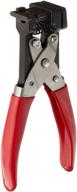 🕳️ mcgill metal handheld hanger hole punch, 1 x 5/16" punch out dimension, black/red (mcg16200) logo