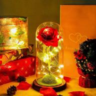 🌹 sowuno glass roses: enchanting led rose glass light for girlfriend, mother, wedding, valentine's, or birthday logo