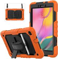 premium galaxy tab a 8.0 2019 case with screen protector, 📱 pencil holder, stand, and shoulder strap - herize sm-t290/t295 protective tablet case logo