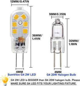 img 1 attached to Superb Daylight LED Replacement: SumVibe Halogen Quality, Non Dimmable