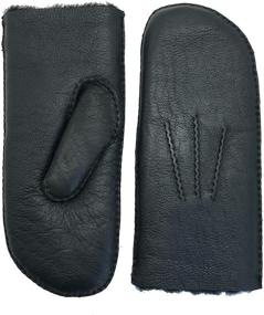 img 4 attached to YISEVEN Sheepskin Shearling Leather Weather Men's Accessories for Gloves & Mittens