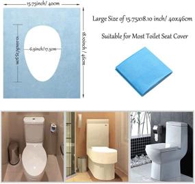 img 3 attached to Anti Bacterial Disposable Restrooms Protectors 18 1X15 8