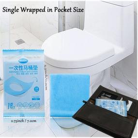img 1 attached to Anti Bacterial Disposable Restrooms Protectors 18 1X15 8