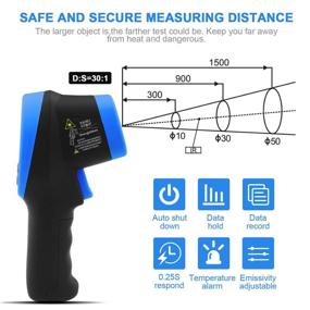 img 2 attached to Infurider Non-Contact Thermometer Temperature 🌡️ Pyrometer: Accurate and Effortless Temperature Measurement