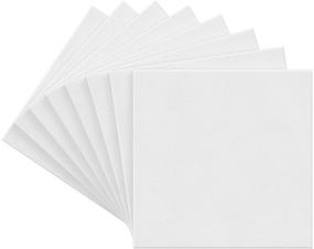 img 3 attached to 🎨 Arteza 12x12 Inch Stretched Canvas Pack of 8 - Square Blank Canvases, 100% Cotton, 8 oz Gesso-Primed, Ideal for Acrylic Pouring and Oil Painting, Art Supplies